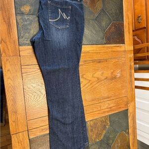 Maurices Dark Blue Boot Cut Jeans